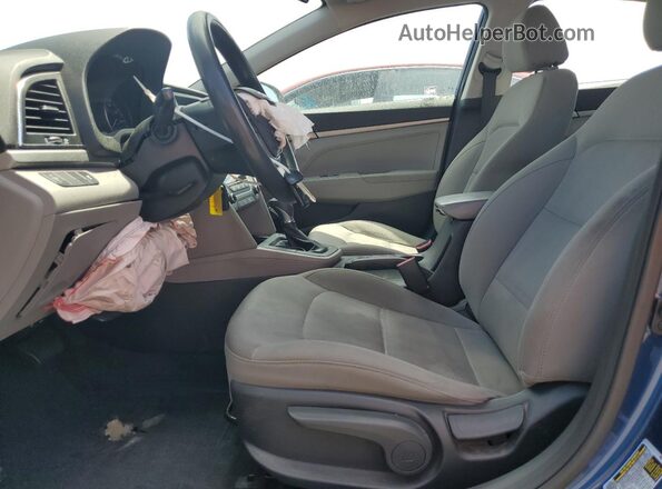 5NPD74LF5JH377674 2018 HYUNDAI ELANTRA Blue Սալոնի դիմացի տեսք