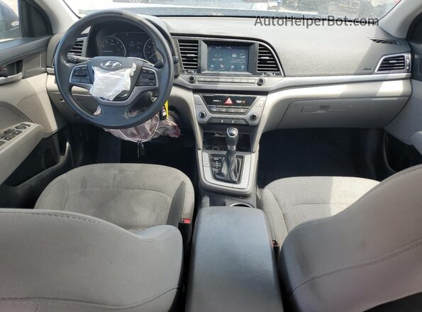 5NPD74LF5JH377674 2018 HYUNDAI ELANTRA Blue Առջևի վահանակի տեսք