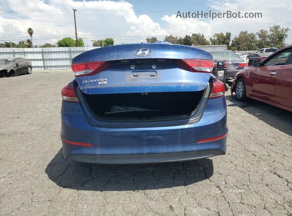 5NPD74LF5JH377674 2018 HYUNDAI ELANTRA Blue Հետևի տեսք