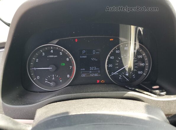 5NPD74LF5JH377674 2018 HYUNDAI ELANTRA Blue Սարքավորումների վահանակի տեսք