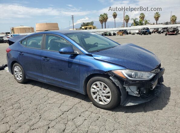 5NPD74LF5JH377674 2018 HYUNDAI ELANTRA Blue Առջևի աջ
