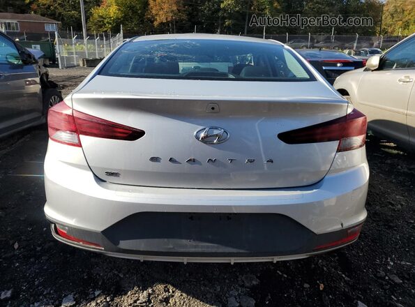 5NPD74LF5KH491000 2019 HYUNDAI ELANTRA Silver Rear view