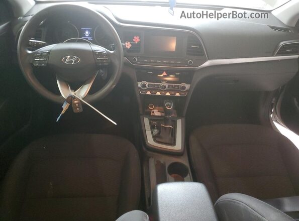 5NPD74LF5LH504295 2020 HYUNDAI ELANTRA Silver წინა პანელის ხედი