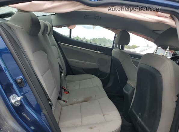 5NPD74LF6LH590166 2020 HYUNDAI ELANTRA Синий Вид задних сидений