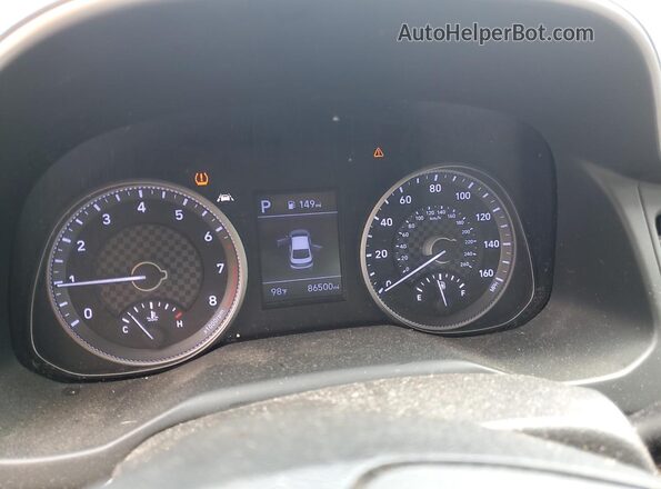 5NPD74LF6LH618080 2020 HYUNDAI ELANTRA Черный Вид щитка приборов