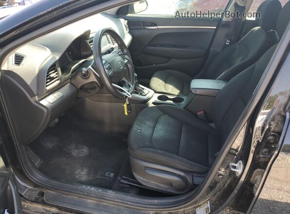 5NPD74LF8KH482615 2019 HYUNDAI ELANTRA Black Vista interior delantera
