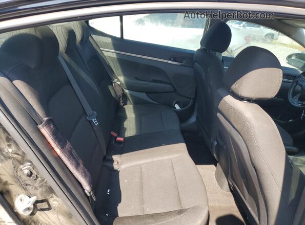 5NPD74LF8KH482615 2019 HYUNDAI ELANTRA Black Vista de los asientos traseros