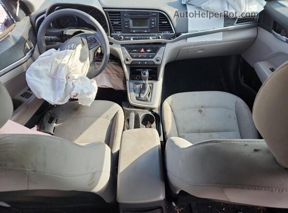 5NPD74LF9HH112315 2017 HYUNDAI ELANTRA Silver Вид панелі приладів