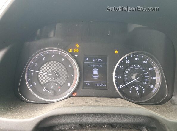 5NPD74LFXLH531394 2020 HYUNDAI ELANTRA Silver Widok zestawu wskaźników