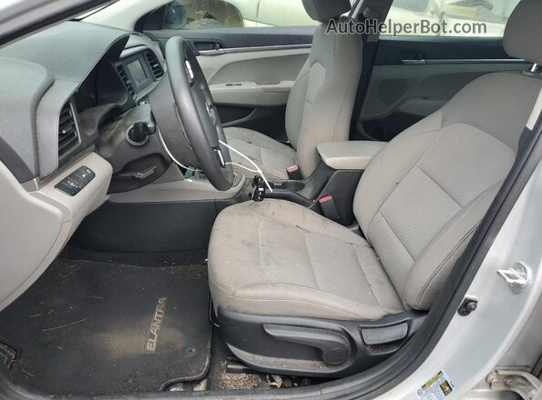 5NPD74LFXLH531394 2020 HYUNDAI ELANTRA Silver Widok wnętrza z przodu