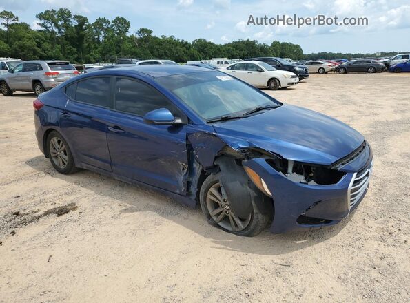 5NPD84LF0JH344224 2018 HYUNDAI ELANTRA Blue 