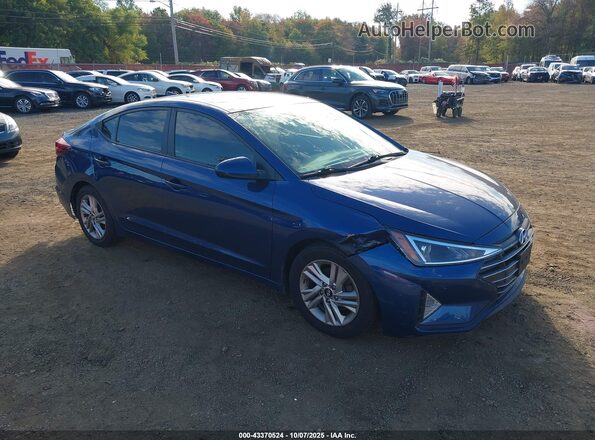 5NPD84LF0LH536469 2020 HYUNDAI ELANTRA Dark Blue Դիմացի տեսք