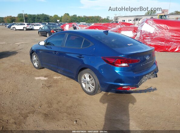 5NPD84LF0LH536469 2020 HYUNDAI ELANTRA Dark Blue Հետևի ձախ