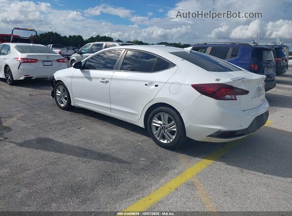5NPD84LF0LH569052 2020 HYUNDAI ELANTRA White Հետևի ձախ