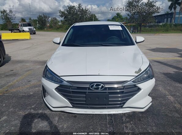 5NPD84LF0LH569052 2020 HYUNDAI ELANTRA White Դիմացի տեսք