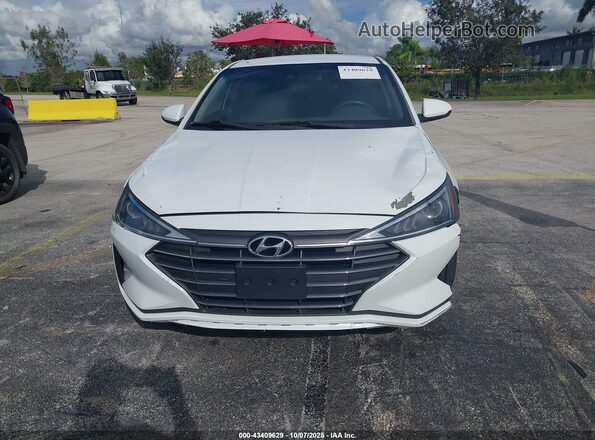 5NPD84LF0LH569052 2020 HYUNDAI ELANTRA White Սարքավորումների վահանակի տեսք