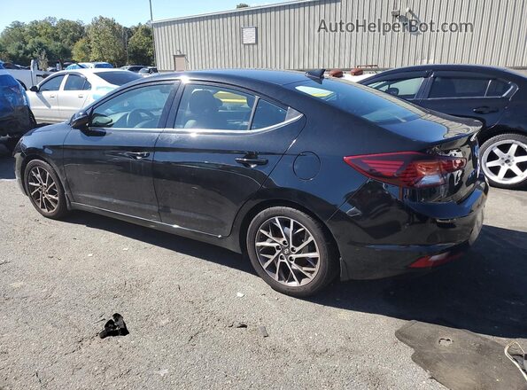 5NPD84LF0LH615740 2020 HYUNDAI ELANTRA Black Հետևի ձախ