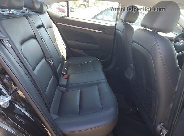 5NPD84LF0LH615740 2020 HYUNDAI ELANTRA Black Հետևի նստատեղերի տեսք