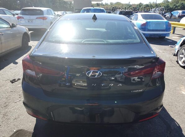 5NPD84LF0LH615740 2020 HYUNDAI ELANTRA Black Հետևի տեսք