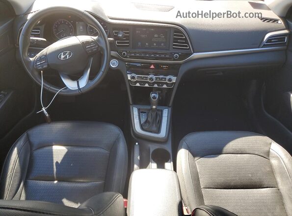 5NPD84LF0LH615740 2020 HYUNDAI ELANTRA Black Առջևի վահանակի տեսք
