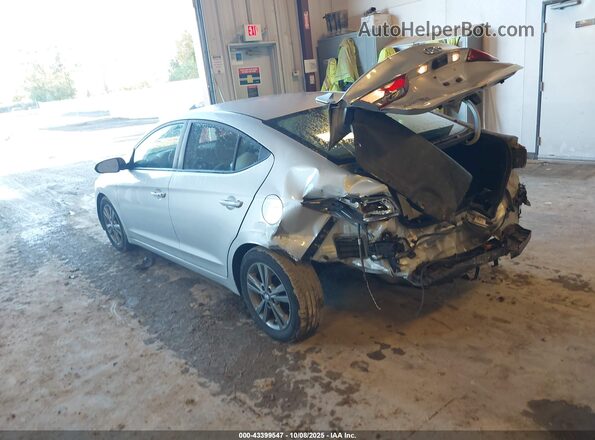 5NPD84LF1HH071921 2017 HYUNDAI ELANTRA Silver Rear left