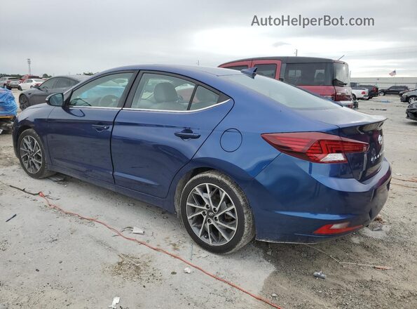 5NPD84LF1LH556326 2020 HYUNDAI ELANTRA Blue Հետևի ձախ