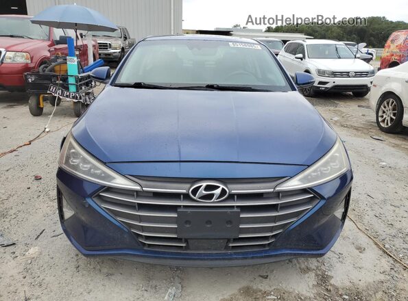 5NPD84LF1LH556326 2020 HYUNDAI ELANTRA Blue Դիմացի տեսք