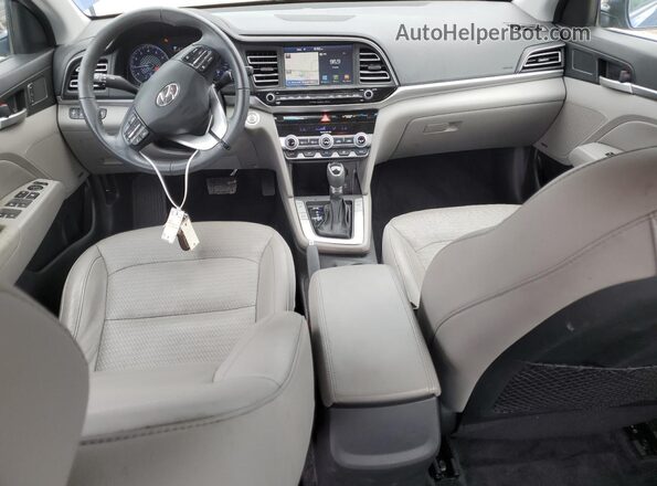 5NPD84LF1LH556326 2020 HYUNDAI ELANTRA Blue Առջևի վահանակի տեսք