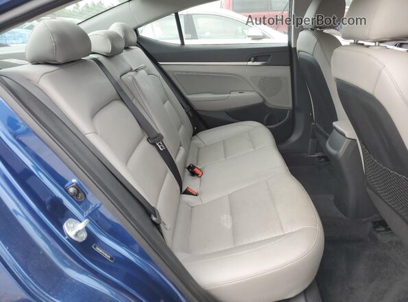 5NPD84LF1LH556326 2020 HYUNDAI ELANTRA Blue Հետևի նստատեղերի տեսք
