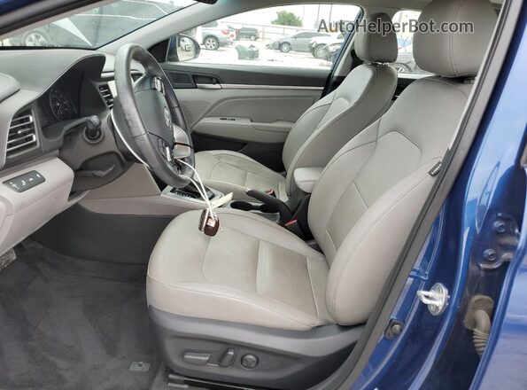 5NPD84LF1LH556326 2020 HYUNDAI ELANTRA Blue Սալոնի դիմացի տեսք