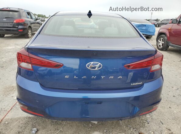 5NPD84LF1LH556326 2020 HYUNDAI ELANTRA Blue Հետևի տեսք