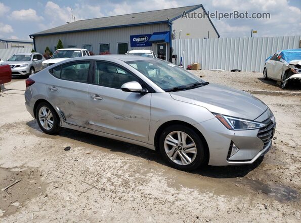 5NPD84LF1LH576107 2020 HYUNDAI ELANTRA Серебряный Передняя правая четверть