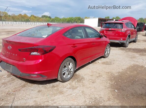 5NPD84LF1LH581078 2020 HYUNDAI ELANTRA Red Հետևի աջ
