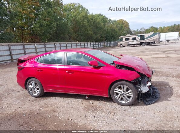 5NPD84LF1LH581078 2020 HYUNDAI ELANTRA Red Սալոնի 360 աստիճան տեսք