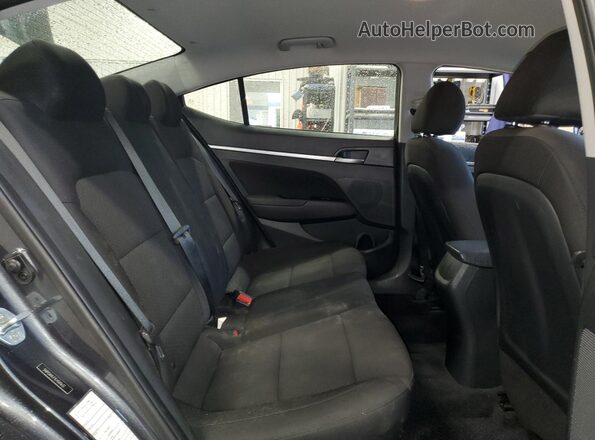 5NPD84LF1LH581632 2020 HYUNDAI ELANTRA Charcoal Հետևի նստատեղերի տեսք