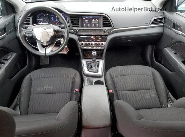 5NPD84LF1LH581632 2020 HYUNDAI ELANTRA Charcoal Առջևի վահանակի տեսք