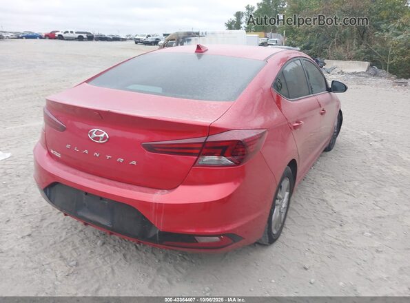 5NPD84LF1LH607078 2020 HYUNDAI ELANTRA Красный Задняя правая четверть