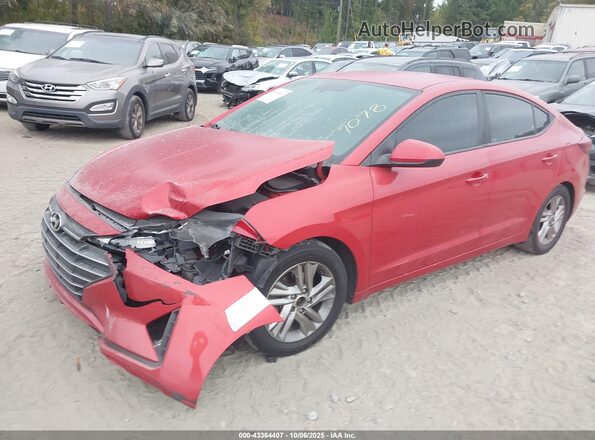 5NPD84LF1LH607078 2020 HYUNDAI ELANTRA Красный Передняя левая четверть