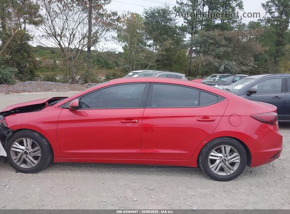 5NPD84LF1LH607078 2020 HYUNDAI ELANTRA Красный Панорамный вид салона 360°
