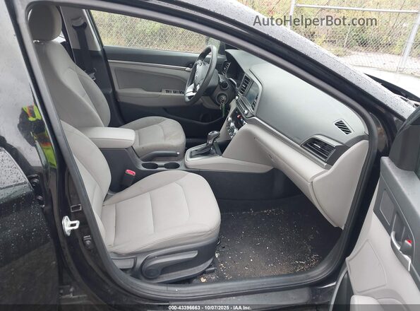 5NPD84LF1LH627069 2020 HYUNDAI ELANTRA Black Widok wnętrza z przodu