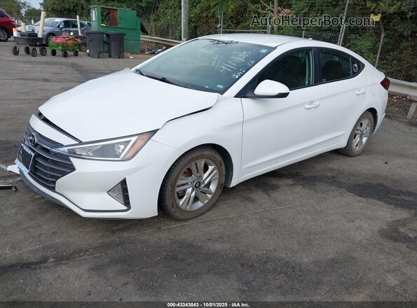 5NPD84LF1LH632322 2020 HYUNDAI ELANTRA Белый Передняя левая четверть