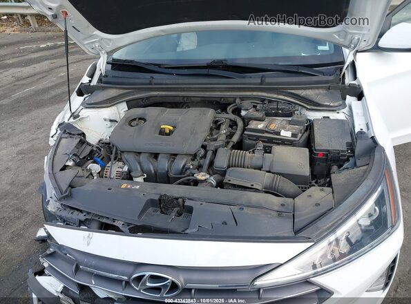 5NPD84LF1LH632322 2020 HYUNDAI ELANTRA Белый Вид сзади