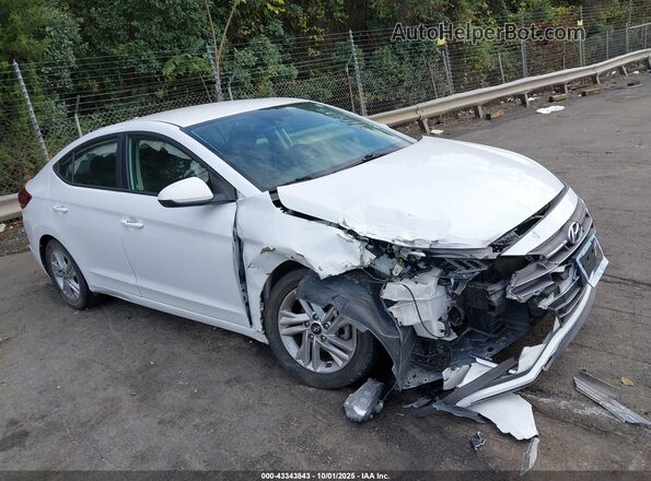 5NPD84LF1LH632322 2020 HYUNDAI ELANTRA Белый Вид задней части салона
