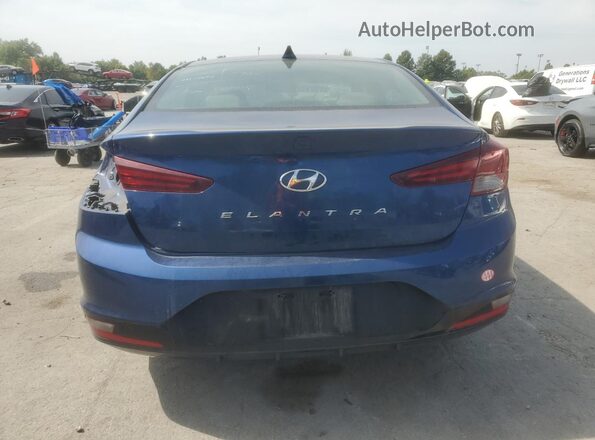 5NPD84LF2LH585611 2020 HYUNDAI ELANTRA Blue Հետևի տեսք