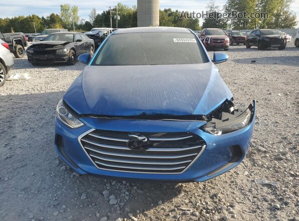 5NPD84LF3JH274380 2018 HYUNDAI ELANTRA Blue 