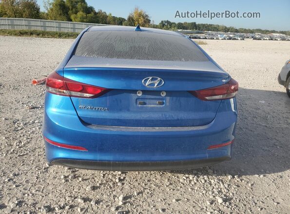 5NPD84LF3JH274380 2018 HYUNDAI ELANTRA Blue 