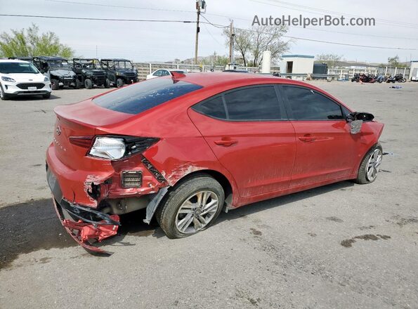 5NPD84LF3LH536711 2020 HYUNDAI ELANTRA Красный Задняя правая четверть