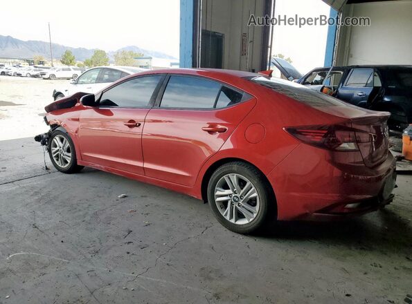 5NPD84LF3LH536711 2020 HYUNDAI ELANTRA Красный Задняя левая четверть
