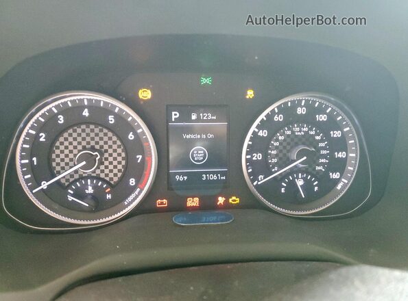 5NPD84LF3LH536711 2020 HYUNDAI ELANTRA Красный Вид щитка приборов