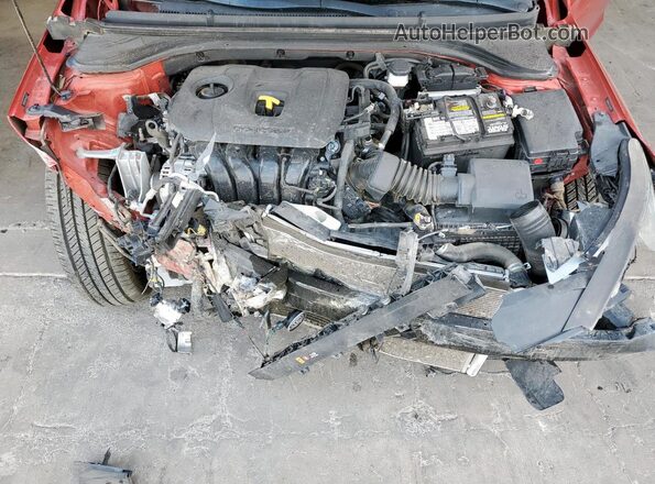 5NPD84LF3LH536711 2020 HYUNDAI ELANTRA Красный Вид задней части салона